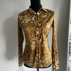 Jean Paul Gaultier Chinese Propaganda Button Up